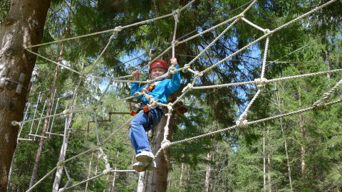 Kletternetz im Abenteuerpark Achensee